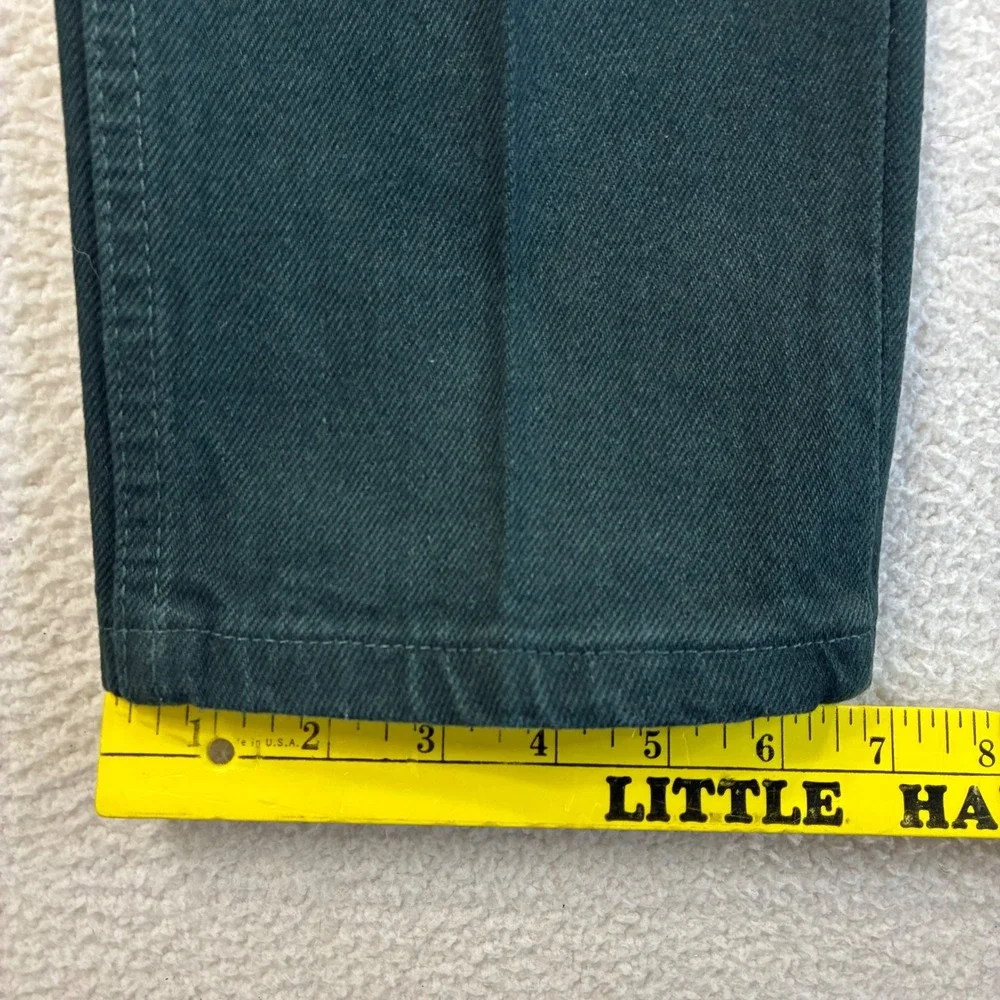 Wrangler Cowboy Cut 14MWZ Tapered Leg Jeans Women 1x34 Green Vintage Cowgirl NWT - Picture 7 of 9